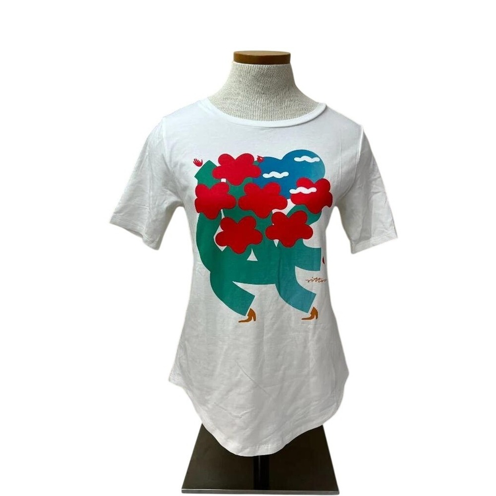 Universal Standard T-Shirt Women XS White New Ever Mothers Graphic Tee